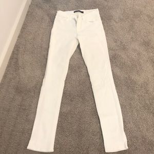 J Brand White Skinny Jeans